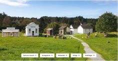 Norskamerikansk friluftsmuseum på Sletta